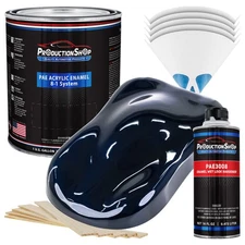 ProductionShop High Gloss Midnight Blue Pearl Acrylic Enamel Gallon Kit Paint