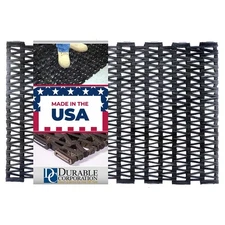 Durable Durite Recycled Tire-Link Outdoor Entrance Mat Herringbone Weave, 20"...