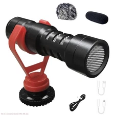 Kraftgeek Shotgun Mic For Camera, Vlogging Camera Microphone