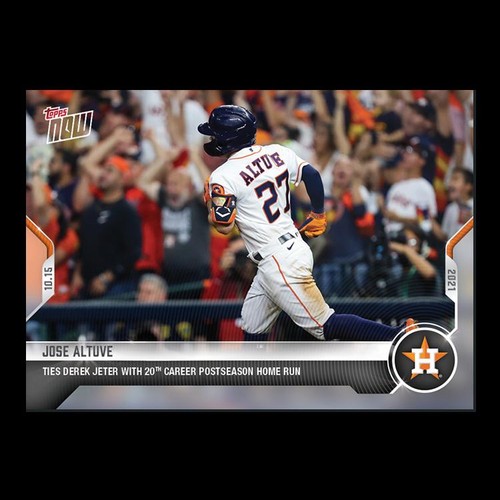 2021 Topps Now 973 Jose Altuve