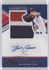 2018 Panini USA Baseball Stars & Stripes Jerseys Prime 7/25 Hans Crouse Auto a3i