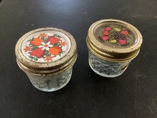 (2) Small Jelly Canning Jars
