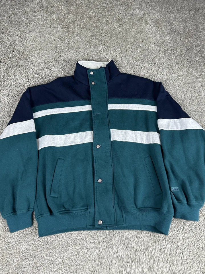 Christian Dior Monsieur Jacket Mens XL Full Zip Retro Stripe Vintage 90s Style - Image 3 of 4