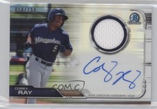 2019 Bowman Chrome Relics 50/150 Corey Ray #BCAR-CR Auto 2a9