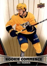 Eeli Tolvanen 2018-19 Upper Deck Rookie Commence RC #RC-ET Nashville Predators