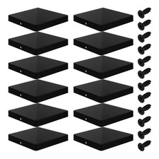 12Pcs Outdoor Plastic Fence Post Caps for Railing Protection