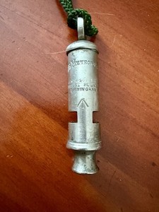 Metropolitan Police Whistle J Hudson & Co WWII Era 