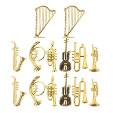  14 Pcs Set Musicale in Miniatura Strumenti Decorazione Dello Strumento