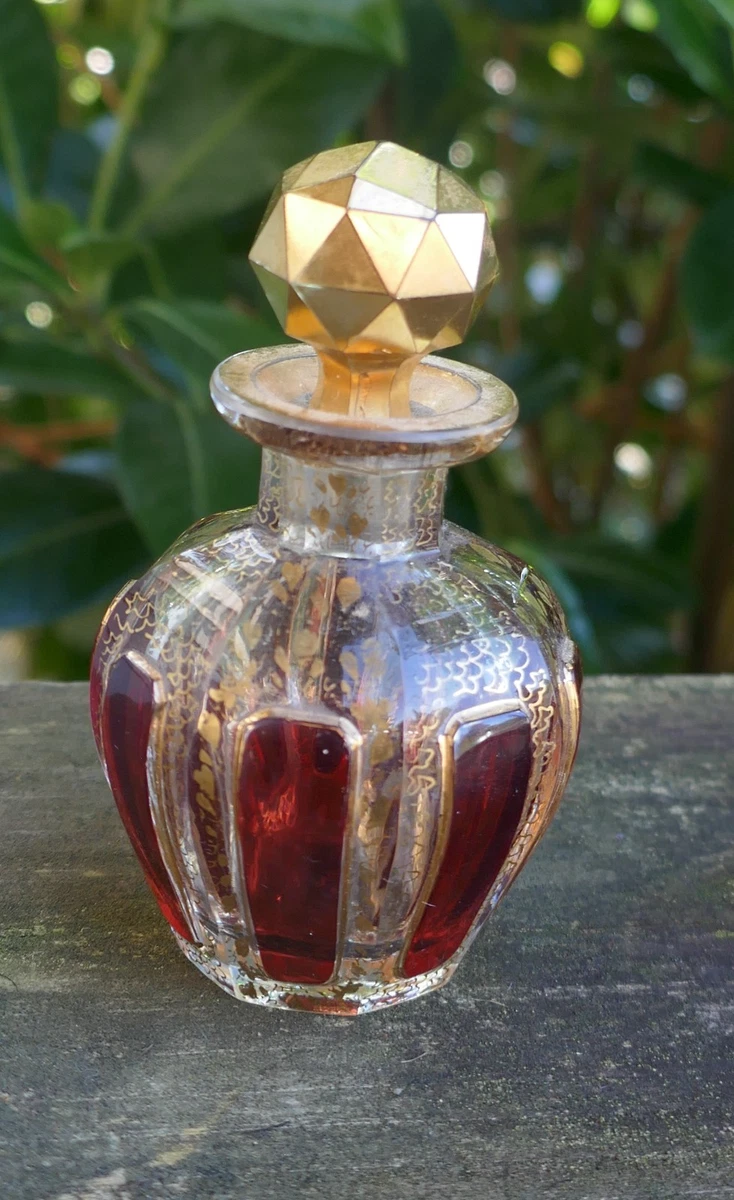 Rare 90s Moser アンバー クリスタル 花瓶 Vintage Antique Moser Perfume Bottles for sale | eBay