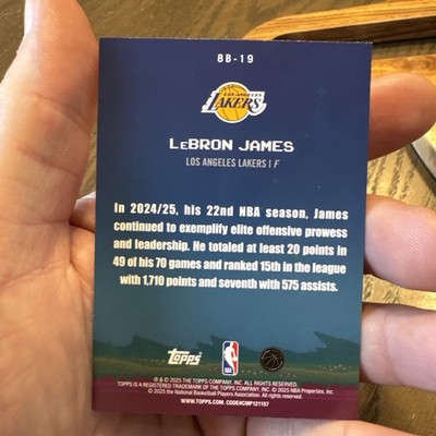 2025-26 Topps - 8-Bit Ballers LeBron James #8B-19 | eBay