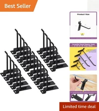 Durable 4-Inch Slatwall Hooks, 20-Pc Assortment for Maximum Storage Efficiency