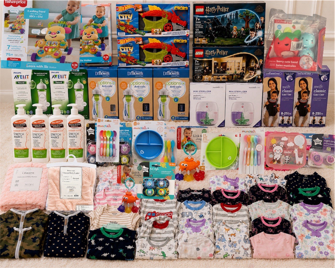 NEW Baby & Toddler Wholesale Liquidation – Carter’s, Fisher, Brown’s, Avent +