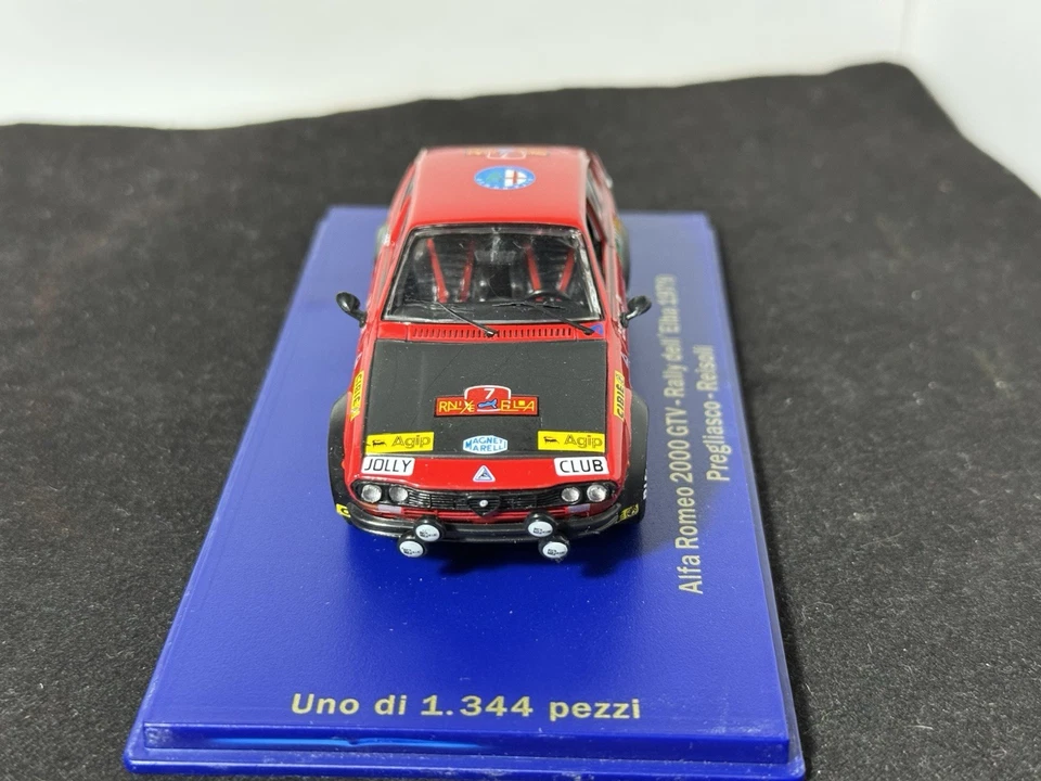 ALFA ROMEO ALFETTA 2.0 GTV #7 PREGLIASCO-REISOLI RALLY ISOLA D’ELBA 1979 M4 1:43 - Immagine 3 di 4