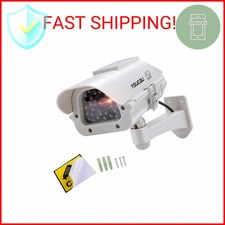 YSUCAU Solar Powered CCTV Security Fake Dummy Camera with Flashing Led Outdoor/I