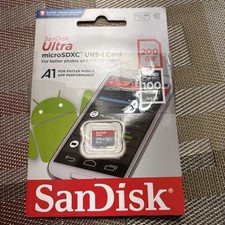 Brand New Sandisk Ultra 200GB MicroSD Memory Card Micro-SDXC High Speed Games
