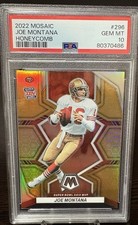 2022 Panini Mosaic - Super Bowl MVPs Joe Montana #296 Honeycomb Prizm
