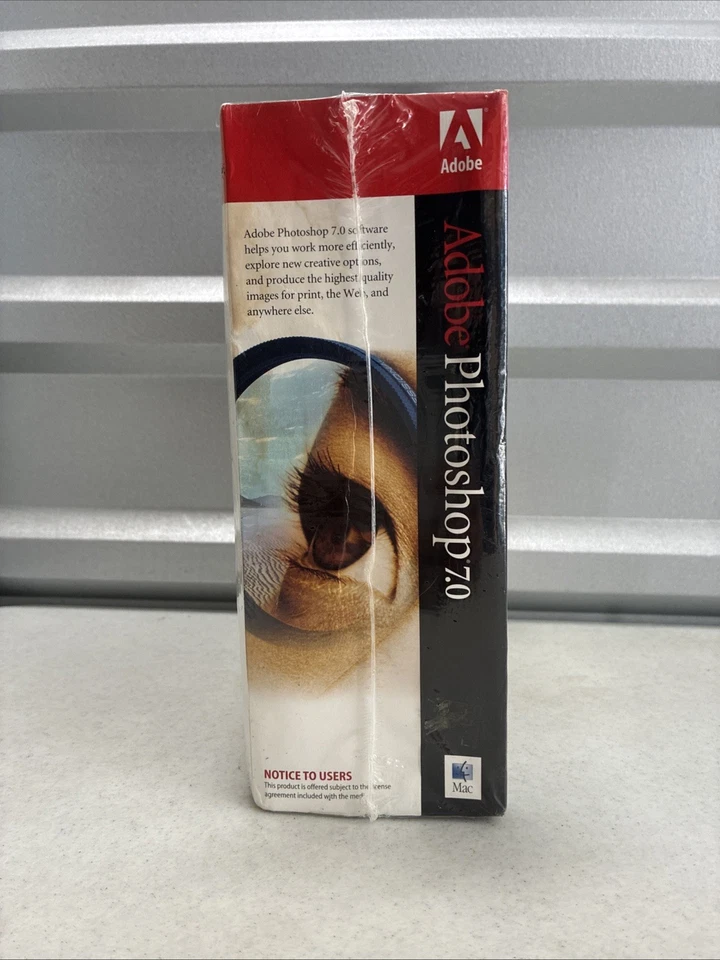 New Adobe Photoshop 7.0 Mac OSX Mac OS 9.1 or 9.2 Version Sealed - Image 3 of 4