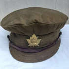 XS WW1 British Canadian CEF General Service Military Cap Twill Gab Denim c. 1918