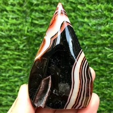 120G Natural Patterned agate Crystal Mineral Specimen Energy Healing Reiki