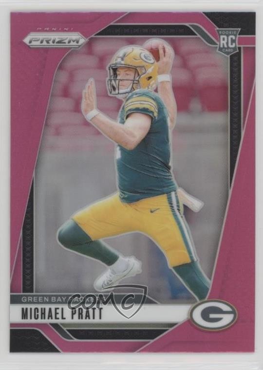 2024 Panini Prizm Rookies Pink Prizm Michael Pratt #379 Rookie RC 05ns