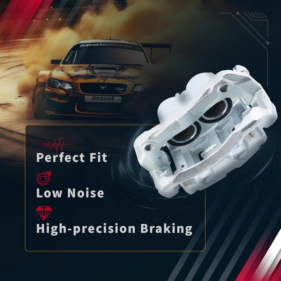 New Front Brake Caliper w/ Bracket for Acura RDX 2007-2012 Honda CR-V Crosstour Foto 2 de 4