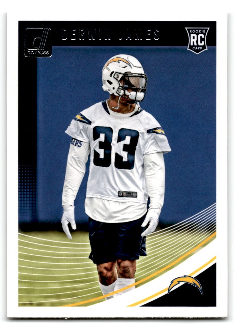 2018 Donruss Derwin James Rookie Los Angeles Chargers #358
