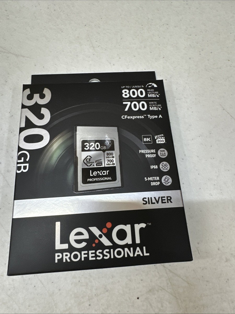 Lexar Professional LCAEXSL320G-RNENG 320GB Silver Cfexpress Type A
