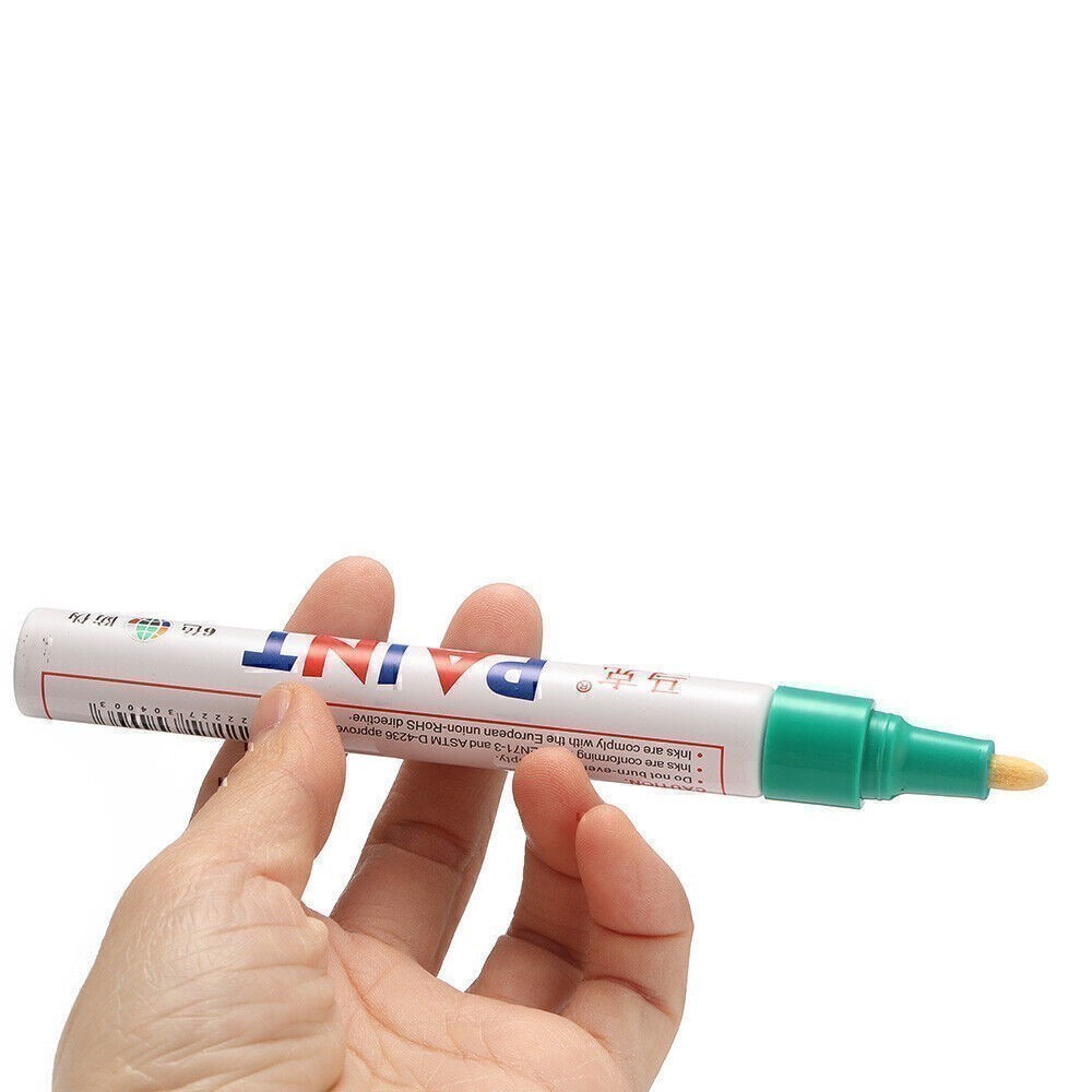 12 Paint Pen Marker Waterproof Permanent Car Tire Lettering Rubber Rock Glass US