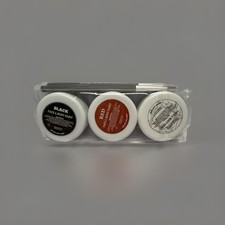 Halloween Face  Body Paint Kit Black Red White Adult Unisex with 3 Brushes