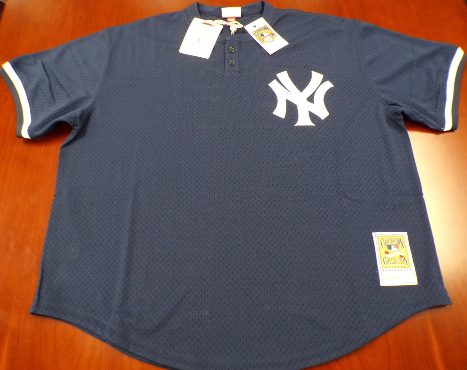 MITCHELL & NESS MLB NEW YORK YANKEES MARIANO RIVERA 1995 BP MESH JERSEY 3XL 56
