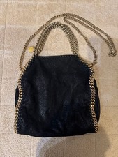 Stella McCartney Falabella Mini borsa a 2 vie nero oro