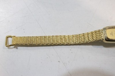 Vintage OMEGA Gold Tone 3152 De Ville Quartz 10K Gold Filled