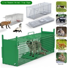 Live Humane Animal Trap for Squirrel Raccoon Skunk Opossums Fox Cat Rodent Cage