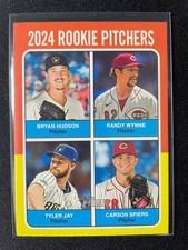 2024 Topps Heritage High Number Hudson/Wynne/Jay/Spiers Rookie Pitchers #614!!!