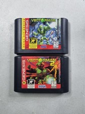 Sega Genesis Vectorman 1 & 2 Game Bundle Cartridge Only