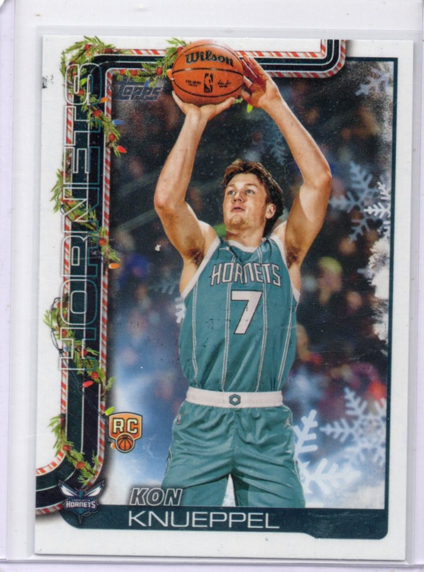 2025-26 Topps Holiday - Kon Knueppel #H164 (RC) Charolette Hornets