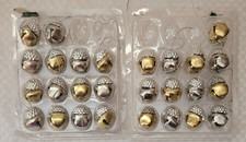 Lot Of 27 Gold/Silver Jingle Bells/ Christmas Decor/ Christmas DIY Crafts