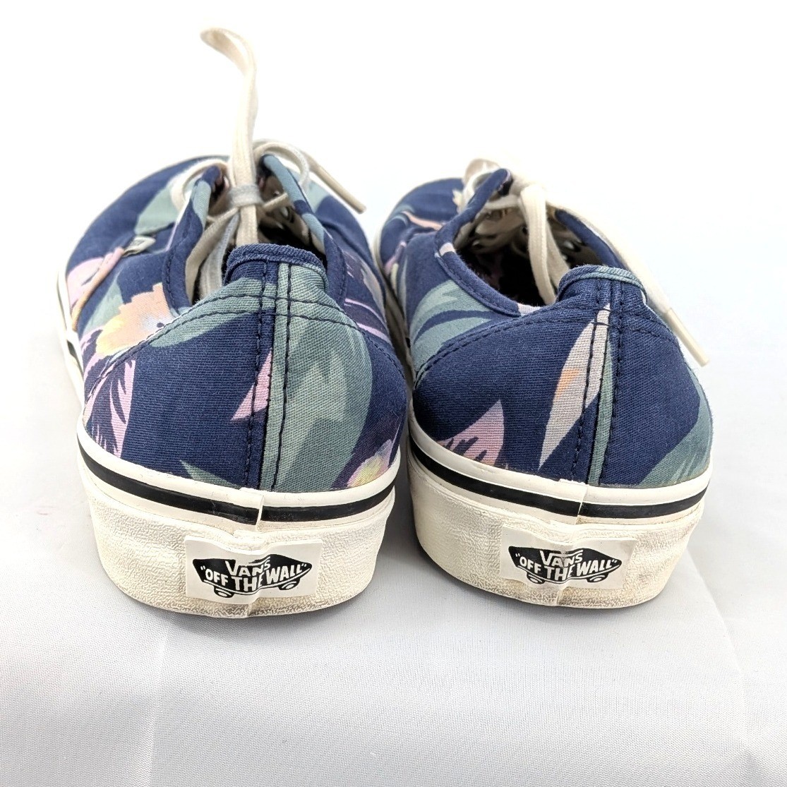Floral Vans Lace Up Sneakers Casual Skate Shoes Womens 7 thumbnail 5