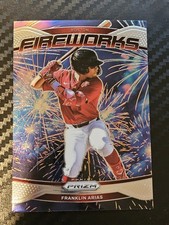 2025 Panini Prizm - Fireworks - #18 Franklin Arias - Boston Red Sox Prospect 