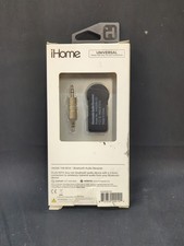 iHome 3.5MM Aux Connection Audio Receiver Built In Mic Black