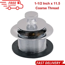 EZ-FLO Lift-n-Turn Bathtub Drain Assembly 1-1/2", Coarse Thread, Chrome Plated