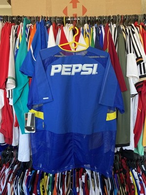 BOCA JUNIORS 2003 2004 HOME FOOTBALL SHIRT SOCCER JERSEY NIKE sz L