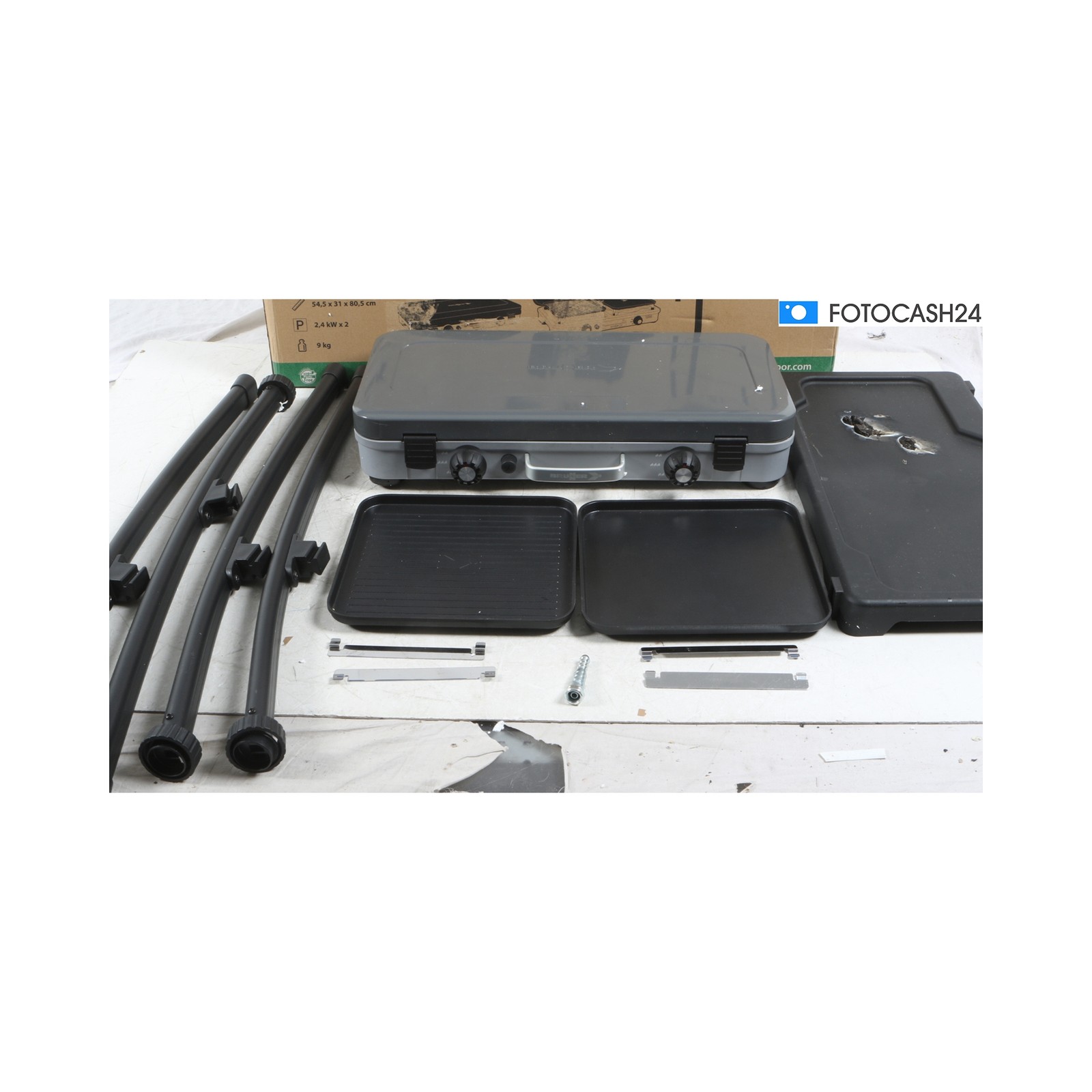 Brunner Devil Kookmaster Gas Stove With Frame, 50Mbar + Defect (286032)