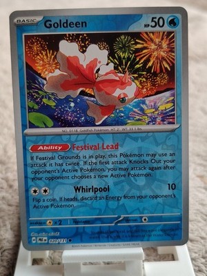 Pokemon TCG Goldeen Reverse Holo Common SV06: Twilight Masquerade 044/167 NM