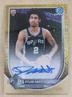 Dylan Harper Rookie Auto Gold Mojo /50 #BCA-DH 2025-2026 Bowman Chrome