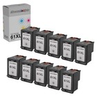 10 CZARNYCH 61XL Wkład atramentowy do drukarki HP CH563WN Inkjet DeskJet 3050 2050 1050
