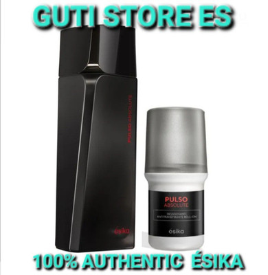 Esika Pulso Absolute 3.4 fl.oz & Desodorante Rollon 50ml New And Sealed Perfume.