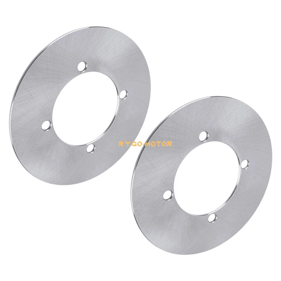 Rotor de disco de freno trasero 2 piezas para Yamaha Rhino 700 YXR700F 2008 2009 2010 2011-2013 Foto 3 de 4