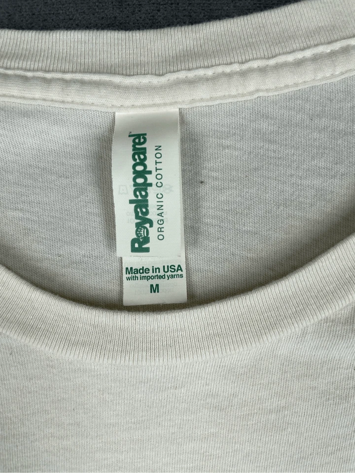 St Louis Graphic Tee Women M White Organic Cotton USA Made Minimalist Style - Image 4 of 4