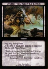 3x  Disrupted Supply Lines - U Ungraded Mercenaries